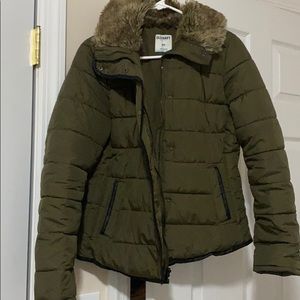 Old Navy Faux Fur collared coat
